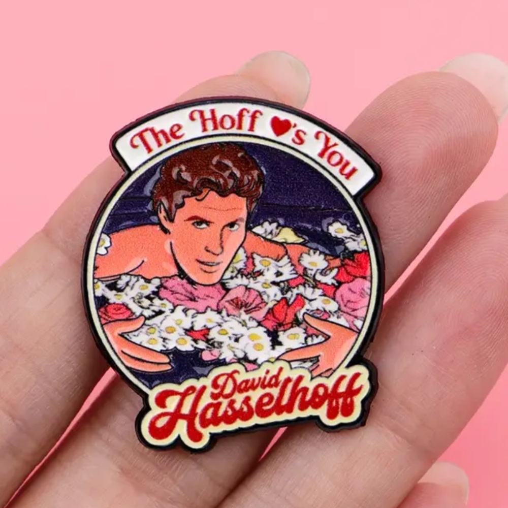 David Hasselhoff Themed Enamel Pin